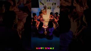 Happy Diwali 🪔 I Diwali Celebration I Diwali Rangoli IUPS Karira shorts ytshorts diwali rangoli [upl. by Harlie]