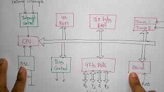 8051 microcontroller architecture  part12 [upl. by Grimes]