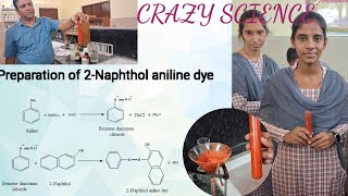 Preparation of 2Naphthol aniline dye 12th Chemistry Practical azo dye test [upl. by Nivrae]