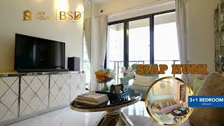 Apartemen Sky House BSD Tipe 3 1 Kamar Claymore Siap Huni Samping AEON Mall [upl. by Miguela286]