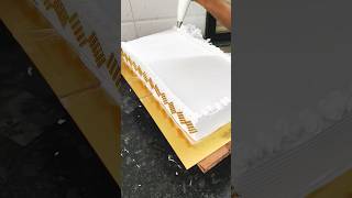 6 kg Vanilla flavour rectangle Rectangle Cake Design cake shortsvideo shorts short viralvideo [upl. by Lovich19]