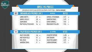 Broadbeach Premier Div 2 v Palm Beach Premier Div 2 [upl. by Isidore]