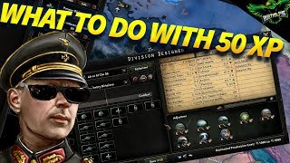 What to do With your first 50 Army XP in HOI4 Hearts of Iron 4 Tutorial [upl. by Nirag]