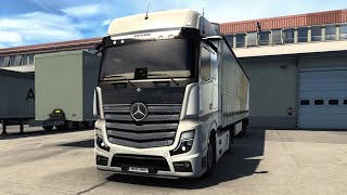 Driving The 2022 MercedesBenz New Actros MP5 MOD ETS2 143 [upl. by Bank]