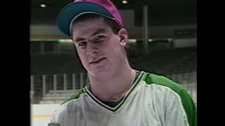 Steve Beadle  198788 Michigan State Hockey Highlights [upl. by Joellen]