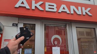 Akbank ATMden İninal Karta Para Yükleme [upl. by Alis]