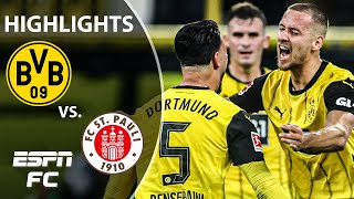 Borussia Dortmund vs St Pauli  Bundesliga Highlights  ESPN FC [upl. by Akered268]