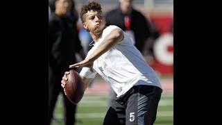 Pat Mahomes 80 Yard Throw at Pro Day BEST VIEW [upl. by Graeme]