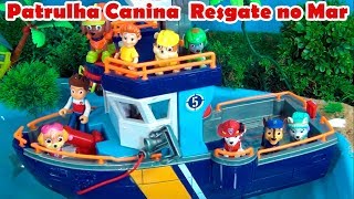 Patrulha Canina Resgate no Mar e Jogo da Patrulha Canina Oba Novelinha e Brinquedo pawpatrol [upl. by Caye525]