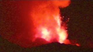 Mt Etna Eruption 2011 [upl. by Sorce676]