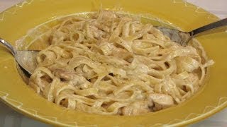 Fettuccine Alfredo with Chicken  Lynns Recipes [upl. by Church796]