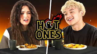 Valkyrae Answers SPICIEST Questions  Hot Ones [upl. by Ybeloc]