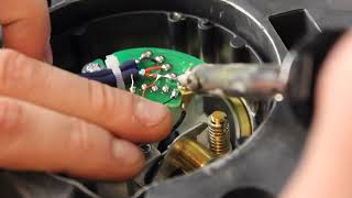 How to Replace the RCA Cables with Internally Grounded Cables in a Technics 1200 Turntable [upl. by Ibob419]