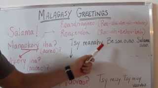 Malagasy Language 101 Lesson 2 quotMalagasy Greetingsquot [upl. by Matejka475]