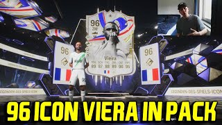 96 ICON VIERA in PACK OPENING  EA FC 24 Fifa 24 Ultimate Team [upl. by Idnak]