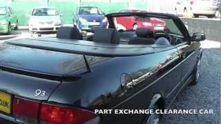 used saab 93 se turbo convertible for sale MotorClickcouk stockport manchester uk [upl. by Sinaj]