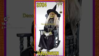 LEAKED Home Depot CA Halloween 2024 Rocking Chair Witch Animatronic Decoration Prop halloween2024 [upl. by Isobel]