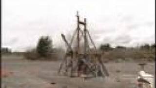 Giant trebuchet hurls a piano [upl. by Kciwdahc451]