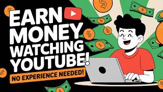 Earn Money Watching YouTube Videos Easy Passive Income for Beginners No Experience Needed [upl. by Yeltnarb]