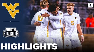 West Virginia vs North Florida NCAA College Cup Soccer Championship Highlights  November 21 2024 [upl. by Elac]