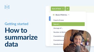 How to summarize data  Getting started with Metabase [upl. by Harve]