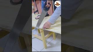 CORTAR RECTO SIN MAQUINA SIN GUIA diy carpintero tutorial  LUIS LOVON [upl. by Woolcott23]