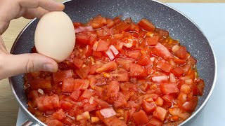 Ich habe noch nie so leckere Eier mit Tomaten gegessen Das einfachste Frühstück in 5 min 103 [upl. by Cormick399]