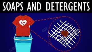 Soaps and detergents  carbon amp its compounds  10th Chemistry  CBSE  ncert class 10  X Science [upl. by Nnylaj]