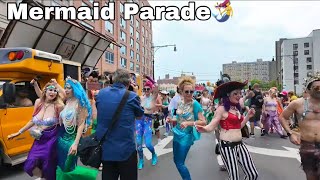 NYC LIVE Mermaid Parade 2024 Coney Island Brooklyn New York [upl. by Salb131]