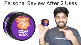 Set wet matte wax review and side effect [upl. by Rockwell39]