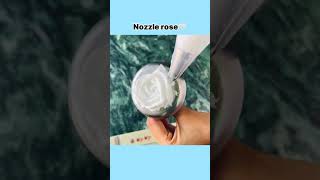 Edible Rose🤍🤍 ytshorts cake homebakers dreamycakehouse cakelover [upl. by Naryt500]