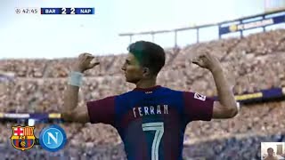 Barcelona vs Napoli  Champions League 202324  PES 21 [upl. by Par467]