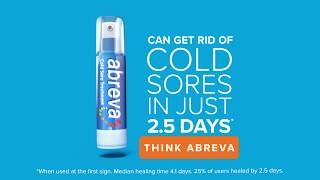 How to Get rid of a Cold Sore Fast  Abreva® [upl. by Nedaj]