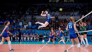 TOP 50 Best Womens Volleyball Spikes  3rd Meter Spikes  Powerful Spikes [upl. by Diaz]