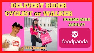 FOOD PANDA RIDER Paano mag Apply  Foodpanda Requirements [upl. by Blatt]