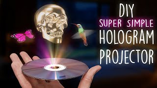 DIY Super Simple 3D Hologram Projector [upl. by Atinal]