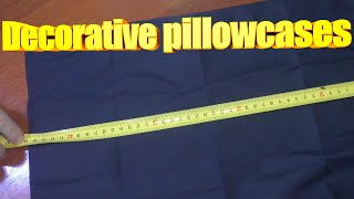 Decorative pillowcases 45x45 [upl. by Dripps]