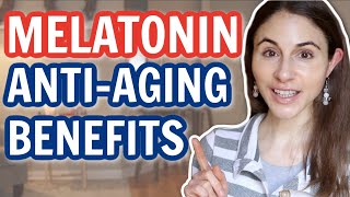 Melatonin ANTIAGING BENEFITS BEYOND JUST SLEEP  Dermatologist DrDrayzday [upl. by Gatias426]