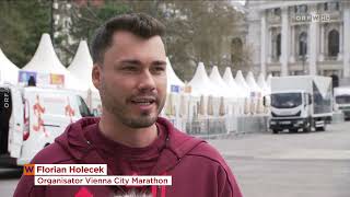 Vienna City Marathon 2023  ORF Wien Heute 21042023 [upl. by Liag]