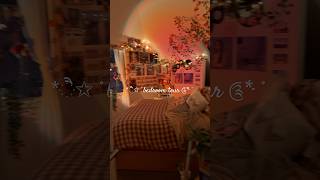 COZIEST BEDROOM EVER super aesthetic bedroom tour 🎧🍂⭐️🤍 [upl. by Gristede]