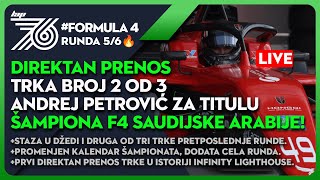 Lap76 LIVE F4 Runda 56 trka 2 Andrej Petrović u borbi za titulu šampiona Saudijske Arabijet [upl. by Atsed]