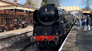 Gloucestershire and Warwickshire Railway Tuesday 2nd April 2024 [upl. by Tnecnev]