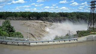 Hurricane Irene and the Cohoes Falls NY [upl. by Ellehs]