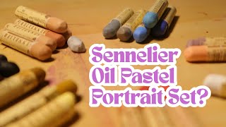 Sennelier Oil Pastel Portrait 24 Set Review [upl. by Thorlay]