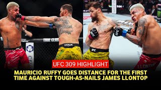 UFC 309 Highlight Mauricio Ruffy calls out Benoit Saint Denis after punishing win over JamesLlontop [upl. by Lissy792]