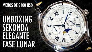 Unboxing Sekonda Fase Lunar 350427 Reloj Clásico Elegante en Español [upl. by Abernathy]