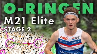 ORINGEN 2024 STAGE 2 ⎸ Headcam Orienteering M21 Elite [upl. by Kelila]