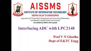 ADC Interfacing with LPC2148 [upl. by Kristoforo156]