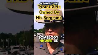 quotI Dont Care What The Supreme Court Saysquot Tyrant Gets Owned By Sergeant police tyrant shorts [upl. by Kelda]