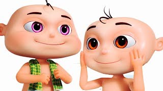 Five little Babies Bathing In A Tub  Learn Body Parts For Babies  Original Learning Songs For Kids [upl. by Holna]